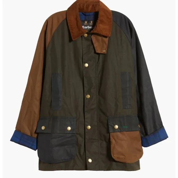 Patch Water Resistant Waxed Cotton JacketBarbour NEW